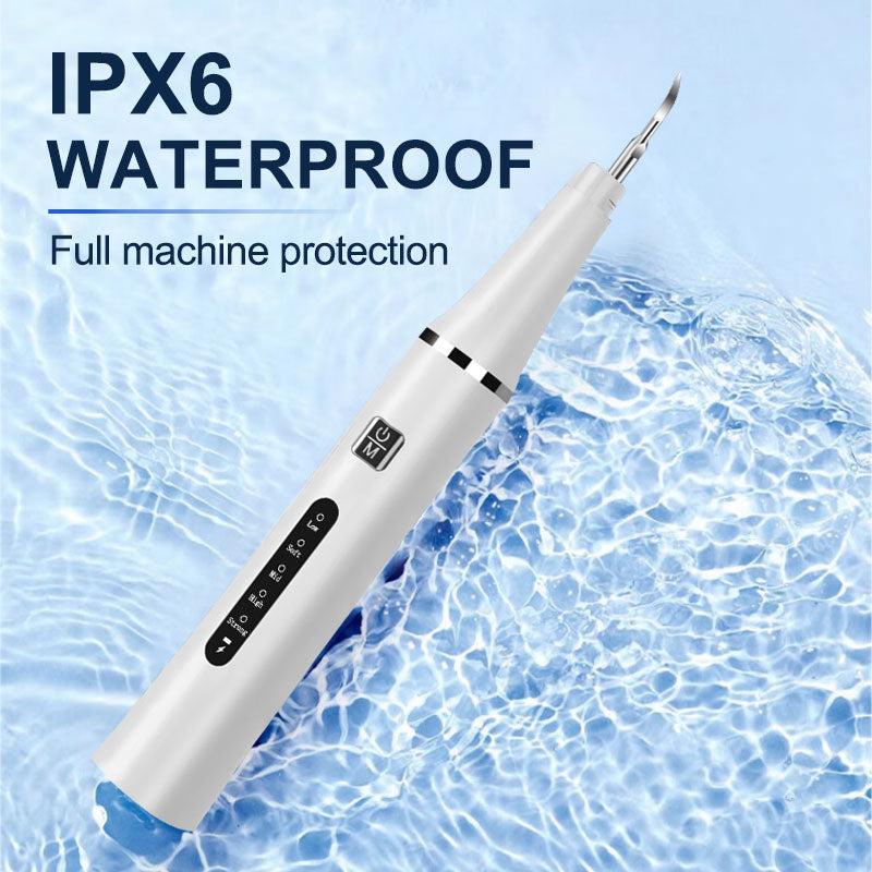 Professional Ultrasonic Tooth Cleaner – High-Frequency Dental Tartar & Plaque Remover with 3 Adjustable Modes & Medical-Grade Tips
