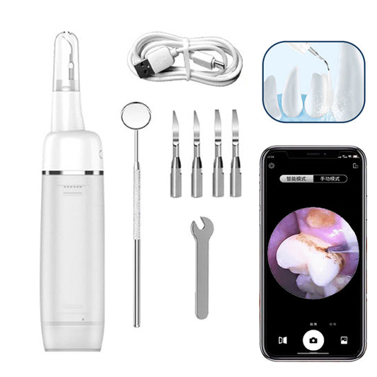 Private Label Visual Ultrasonic Dental Scaler with Camera - IPX6 Waterproof
