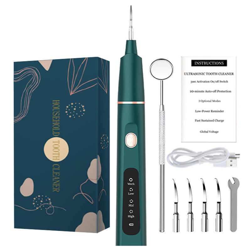 High Quality Cordless Stainless Steel Customizable Tartar Scale Removal Electric Dental Scaler for Home Use