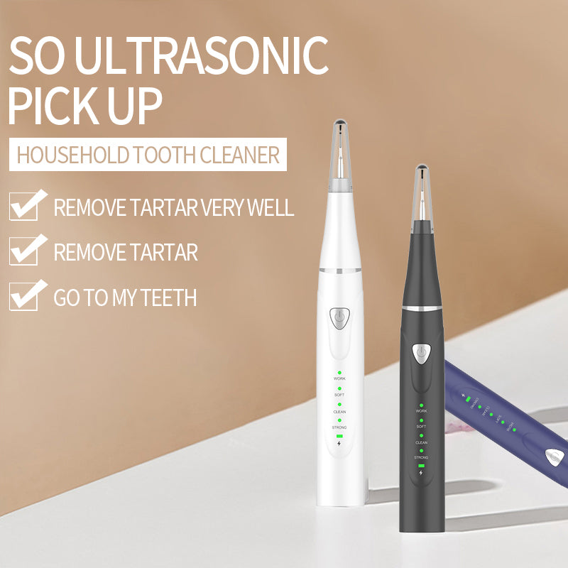 IPX7 Full Body Waterproof Ultrasonic teeth cleaner 4 Working Modes Rechargeable Portable Tartar Calculus Remover Household Oral Care Cleaning Tool