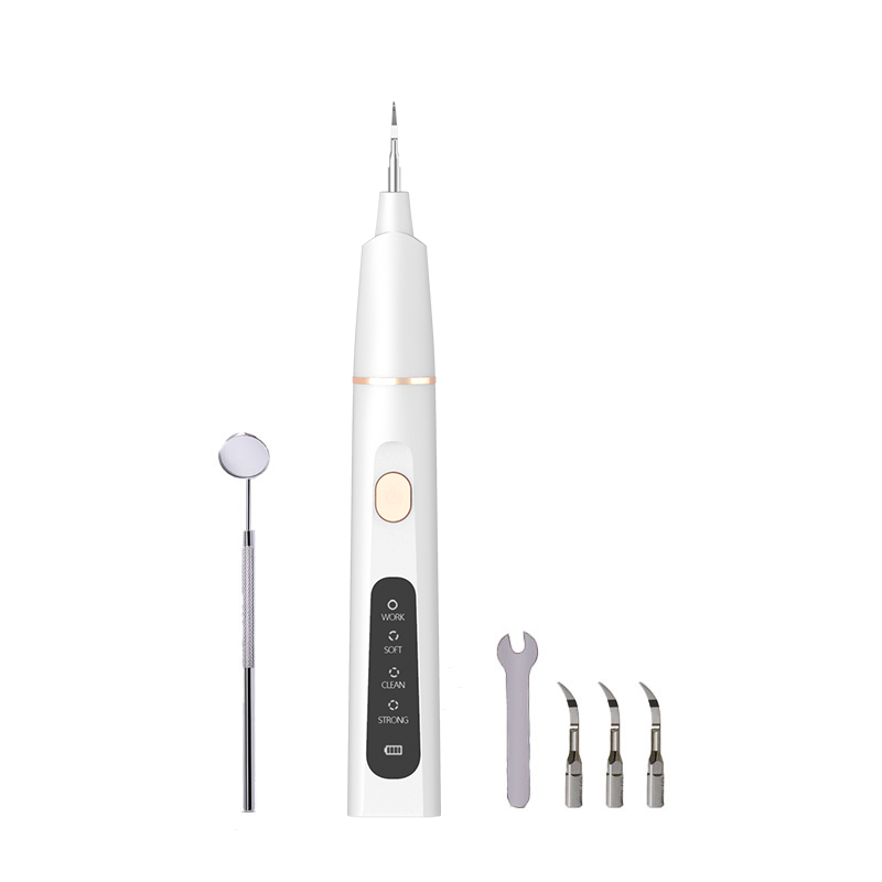 High Quality Cordless Stainless Steel Customizable Tartar Scale Removal Electric Dental Scaler for Home Use