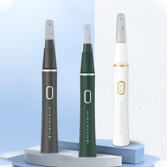 Rechargeable Portable Ultrasonic teeth cleaner 3 Adjustable Working Modes Dental Calculus Plaque Stain Removal Home Oral Care Electric Cleaning Device