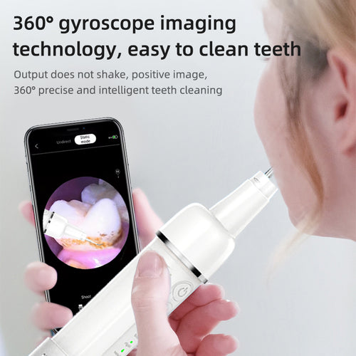 Private Label Visual Ultrasonic Dental Scaler with Camera - IPX6 Waterproof