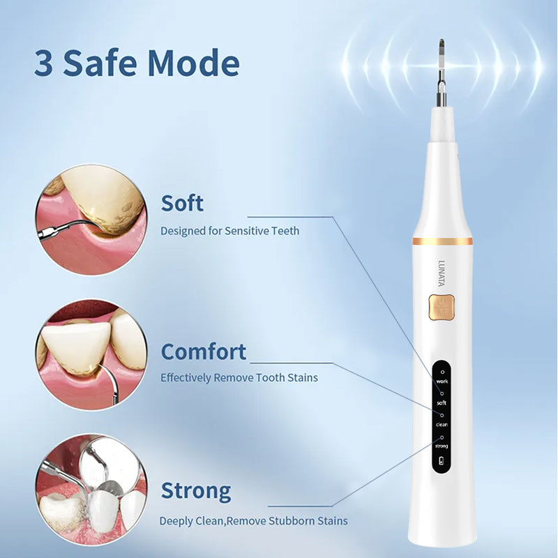 Smart HD Visual Ultrasonic Dental Scaler – 1080P WiFi Camera & Tartar Plaque Remover with 316 Stainless Steel Tips