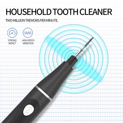 USB Rechargeable Ultrasonic teeth cleaner 3 Adjustable Modes LCD Display Tartar Plaque Remover Complete Accessory Kit Household Oral Cleaning Machine