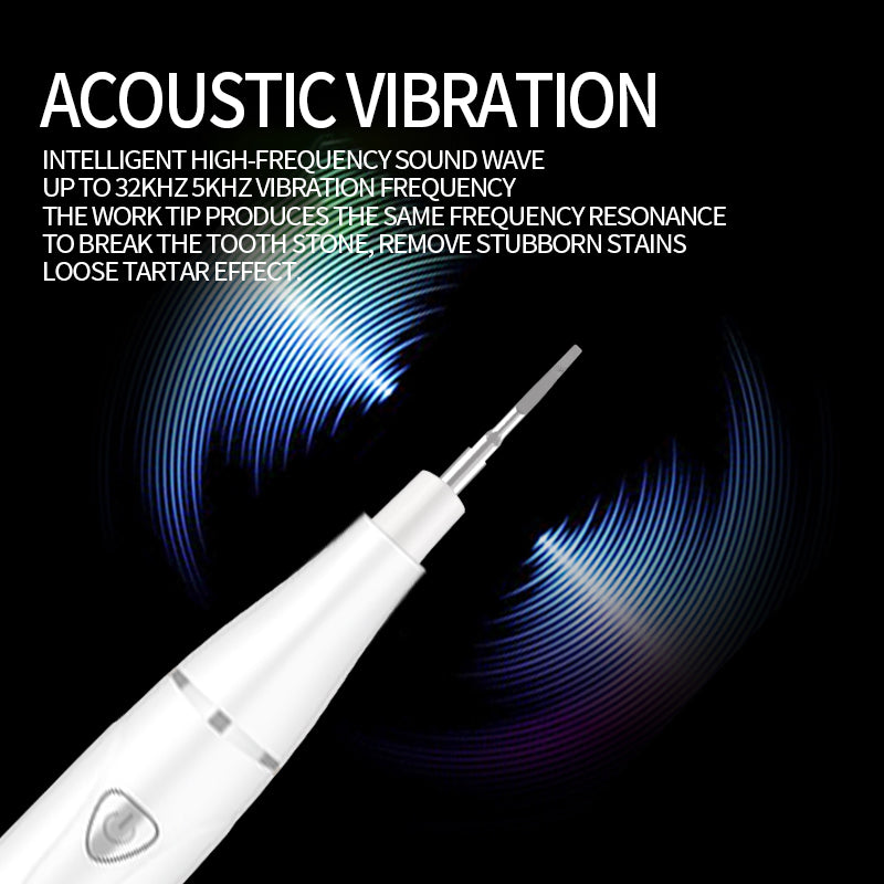 IPX7 Full Body Waterproof Ultrasonic teeth cleaner 4 Working Modes Rechargeable Portable Tartar Calculus Remover Household Oral Care Cleaning Tool