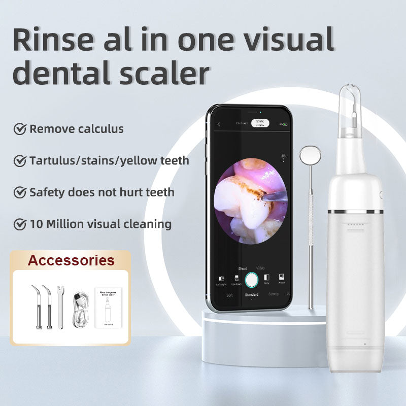 Private Label Visual Ultrasonic Dental Scaler with Camera - IPX6 Waterproof