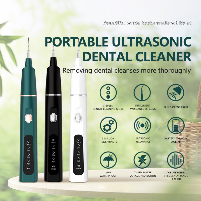 High Quality Cordless Stainless Steel Customizable Tartar Scale Removal Electric Dental Scaler for Home Use